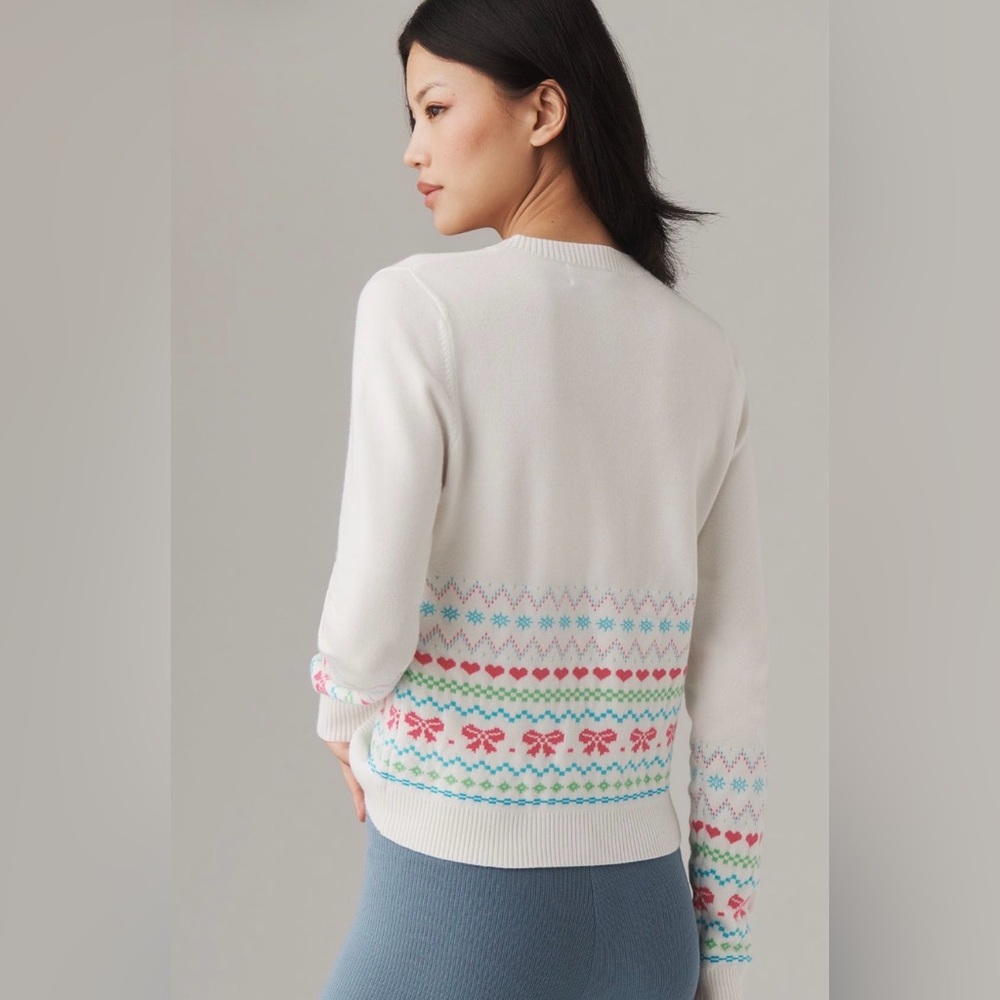 Beach Riot Ally Bow Cardigan Sweater Size Medium NWT - Picture 2 of 6